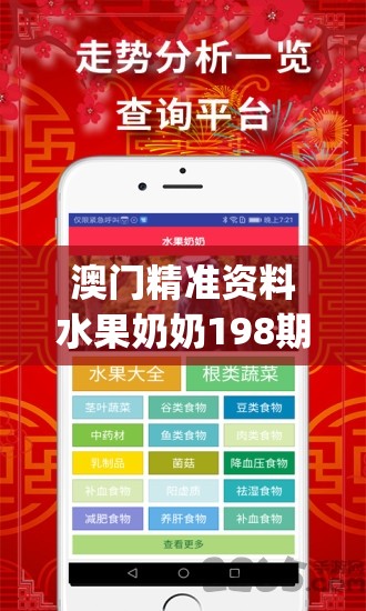 澳门精准资料水果奶奶198期,探索生活中的小确幸_旗舰版IOS.3.158